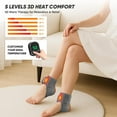 thumbnail image 3 of Foot Massager with Triple Method Heat - 3-Level Heat & Vibration Adjustable Ankle Massager for Foot Relief, Electric Wireless Smart Feet Massager with Touch Screen, Compact & Portable for All Ages, 3 of 8