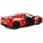 2020 Corvette C8 Stingray Coupe in red 1:24 scale by Motormax
