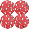 thumbnail image 2 of GZHJMY Round Mesh Placemat, Kitchen Table Decoration, Non-Slip and Heat Resistant, Love Panda, 2 of 7