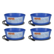 Farm Innovators 1.5 Gallon Electric Heated Pet Water Bowl, Blue (4 Pack)