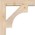 thumbnail image 3 of Ekena Millwork 3 1/2"W x 22"D x 22"H Westlake Block Smooth Bracket, Douglas Fir, 3 of 25
