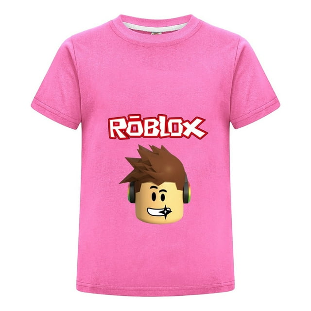 Camiseta Gamer de Roblox para Niño , Playera Infantil de Algodón con Estilo Casual, Ropa de Verano para Regalar