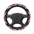 thumbnail image 2 of Universal 15 Inch British Flag Britain English England Elastic Stretch Neoprene Steering Wheel Cover For Car Truck Suv, 2 of 6