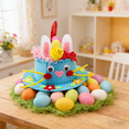 thumbnail image 5 of Sktrjpolfis Easter DIY Bunny Hat Blue Cloth 9.64x3.54 in Easter Party Craft Supplies for Children, 5 of 6