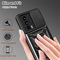 thumbnail image 4 of for Xiaomi Poco F5 Pro 5G Case with Slide Camera Cover for Men, Military Grade Drop Protective Phone Cover Case with Ring Kickstand for Xiaomi Poco F5 Pro 5G SJ Rose Gold, 4 of 9