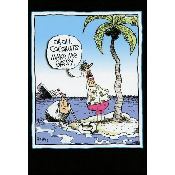 Nobleworks Coconuts Funny / Humorous McCoy Bros Birthday Card