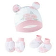 thumbnail image 6 of GYRATEDREAM Baby Hats and Mittens Infant Cotton Beanie Cap No Scratch Gloves Socks Set Newborn Hospital Hat for Newborn Boys Girls, 6 of 6