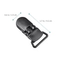 thumbnail image 2 of SHINYPASING 20Pcs Tent Windproof Black Plastic for Tarp Canopy Rain Cover Cover Adjustable, 2 of 6