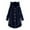 Navy, variant on KIHOUT Spring Winter Warm Coat Women Button Coat SolidTops Hooded Pullover Loose Sweater Blouse Plus Size,Size S-5XL
