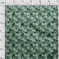 thumbnail image 3 of oneOone Cotton Silk Dusty Teal Green Fabric Tropical Sewing Craft Projects Fabric Prints By Yard 42 Inch Wide, 3 of 5