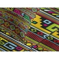thumbnail image 4 of Ambesonne Colorful Quilted Bedspread Set 3 Pcs, Geometric Modern Tones, King Size, Multicolor, 4 of 5