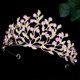 thumbnail image 5 of KAKOWELY Diadema de tiara nupcial, corona para fiesta de bodas, tocado para fiesta de bodas, suministro de tocado, 5 of 5