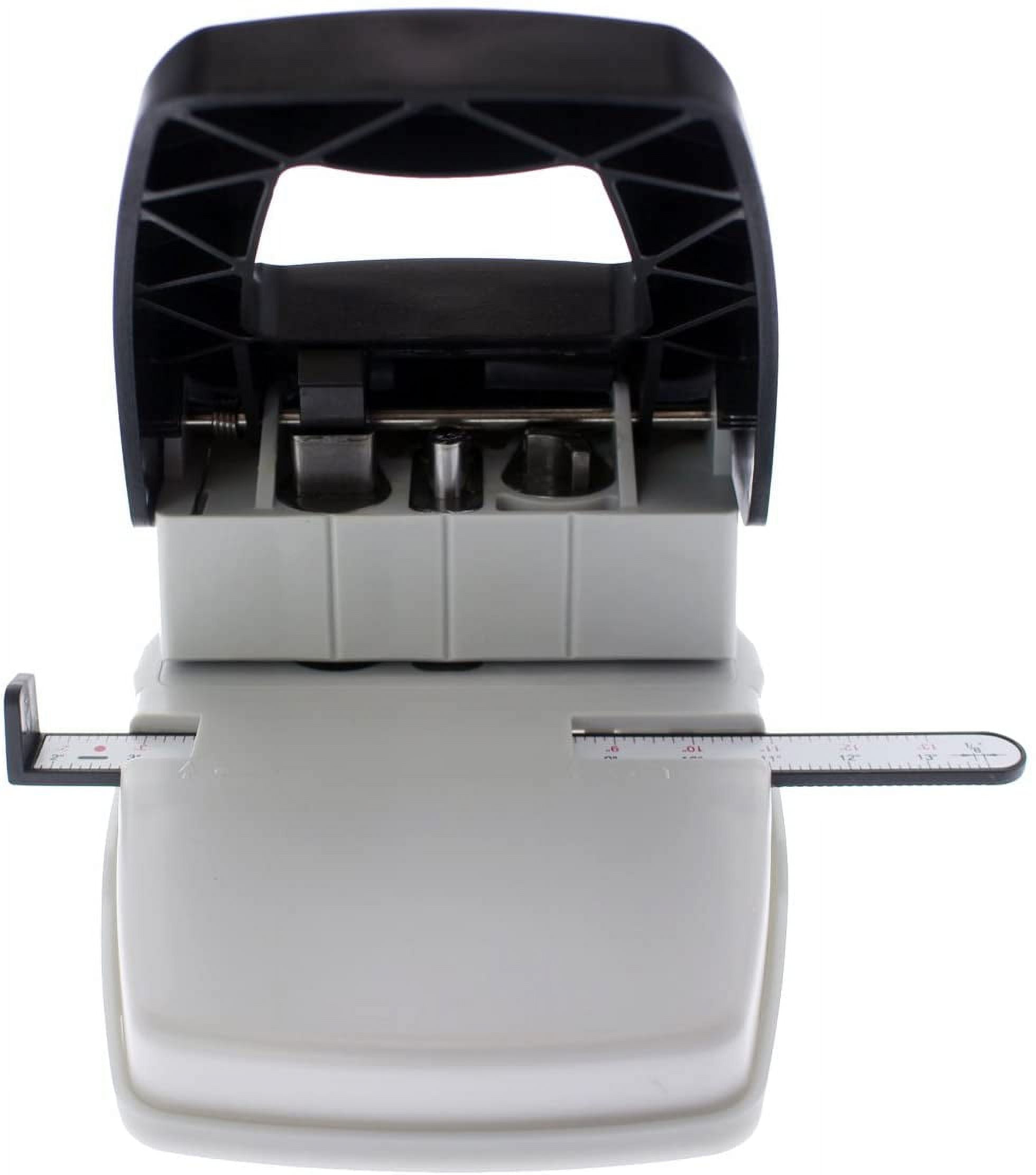 Desktop ID Card Hole Punch Tool for Name Badges - Three in One Slot Puncher with Guide (Slot Hole, Round Hole, Corner Rounder)