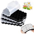 thumbnail image 1 of 3 paquetes de bandejas para cubitos de hielo, moldes para cubitos de hielo 111 bandejas para cubitos de hielo de silicona flexible con tapa extraíble resistente a salpicaduras, api, 1 of 5