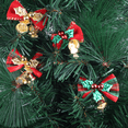 thumbnail image 3 of Mini lazo para árbol de Navidad, caja de regalo para Navidad, accesorios para hacer tú mismo, lazo, campana, adornos colgantes, 3 of 6
