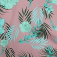 thumbnail image 1 of oneOone Rayon Dusty Pink Fabric Florals Sewing Craft Projects Fabric Prints By Yard 56 Inch Wide, 1 of 4