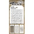 thumbnail image 3 of Tim Holtz - Nueve mini plantillas de capas - Anillos numéricos de pata de gallo Honeycomb Schoolhouse Dot Fade Tiles Harlequin and Splotches - también conocidos como conjuntos 7 8 y 9, 3 of 4