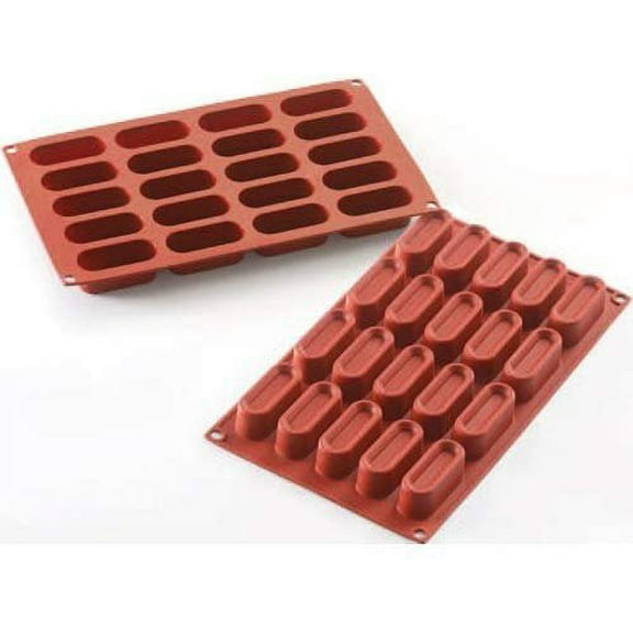 Silikomart Professional SF179 Silicone Mold, Inset Oval