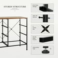 thumbnail image 2 of MCQ 6-Drawer Dresser,Storage Tower Organizer,Chest of Drawers with Fabric Bin, Steel Frame, Wood Top for Bedroom, Closet, Entryway,Rust, 2 of 5