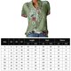 thumbnail image 2 of Camisas Estampadas Primavera Verano Camisa Casual Elegante Oficina Blusa Simple Talla Grande (Verde XXL) Cgtredaw para Mujer Verde T L, 2 of 4