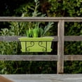 thumbnail image 3 of MasteelfCA 1 Set Vegetable Planting Pot Flowerpot Rectangular Hanging Railing Flower Stand, 3 of 8