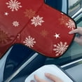 thumbnail image 4 of Xoenoiee Christmas Snowman Print Windshield Cover for Ice Snow and Hail Protection, Waterproof Frost Cover for Winter, Freeze Protector Christmas Decoration for Auto Truck Van and SUV, 4 of 7
