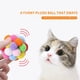 thumbnail image 1 of Juego interactivo de pelota de gato hecho a mano juguetes de pelota de campana para todas las mascotas (multicolor) Sywqhk Libre de BPA, 1 of 3