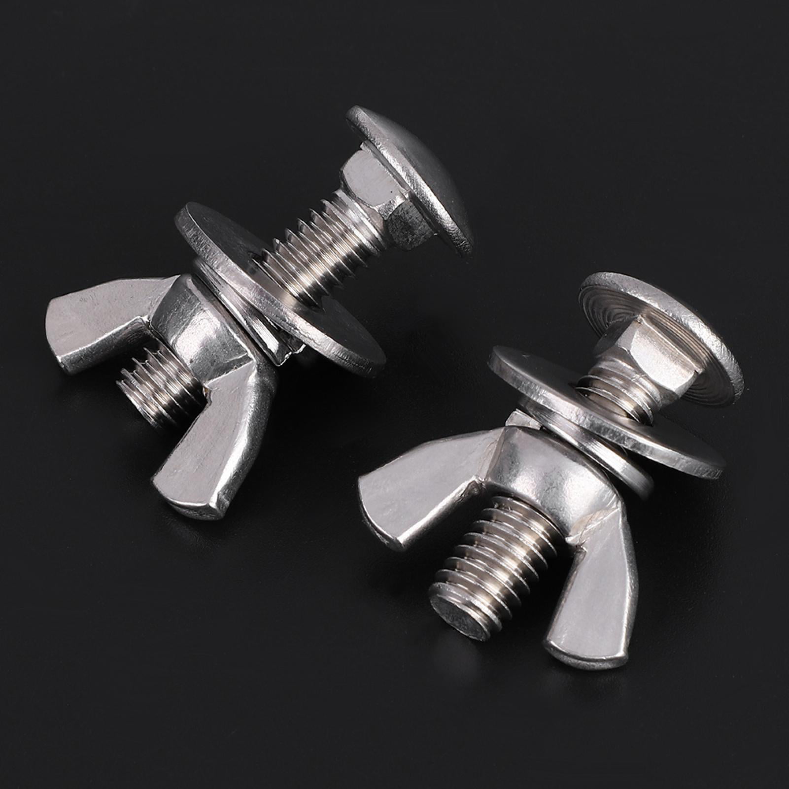 Wing Screw Butterfly Bolts Wing Nuts Butterfly Bolts 316 Stainless Steel Material Diving Screws for Diving Fasteners in Home 