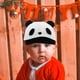 thumbnail image 3 of Gorra de béisbol de algodón con diseño de animal 3D, parche plegable de oso panda, visera plana y estampado geométrico para niños y bebés., 3 of 5