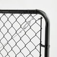 thumbnail image 4 of Favory Chain Link Fence Gate, Adjustable Chain Link Fence Panel,  Garden Fence Gate Opening, Fencing Gate with Plastic Coating, for Farm,72inch x 48inch Black, 4 of 9