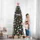 thumbnail image 5 of Prelit artificial pencil tree para home, oficina, party - fácil montaje, sturdy metal stand, 5 of 7