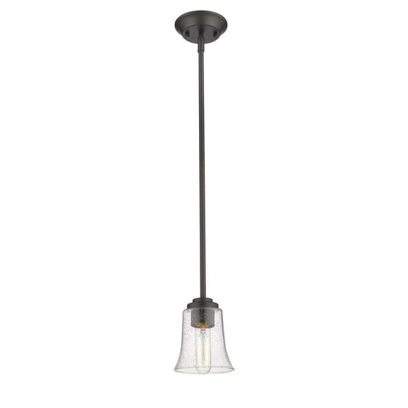 Z Lite 463-18HBK-CH 17.5 x 18 in. Cavallo 5 Light Pendant, Hammered Black & Chrome