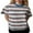 Multi-color, variant on Michellecmm Women's Loose T-Shirt Short Sleeve Crewneck Striped/Solid Color Tops