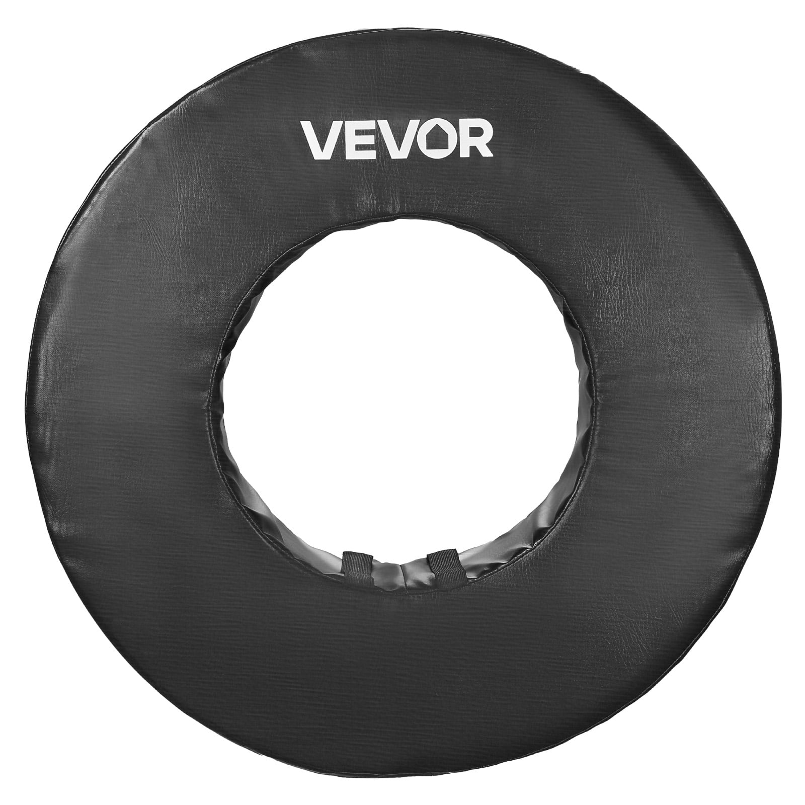 VEVOR Football Tackle Wheel, Football Tackling Dummy, Waterproof PVC and High-Density Sponge Tackle Ring, Dummies Training Equipment with Straps, for Blocking, Hitting Drills and Practice,Black,1PCS