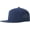 Navy, variant on Men Flat Brim Baseball Cap Adjustable Performance Snapback Hat Laser Perforated Cap