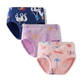 thumbnail image 5 of Splozh Girls Cotton Underwear 2T 3T 4T 5T 6T 7T 8T Soft Breathable Cotton Cute Underwear Toddler Girls' Briefs Soft Undies 3 Pack,Light Pink,3-4 Years, 5 of 5