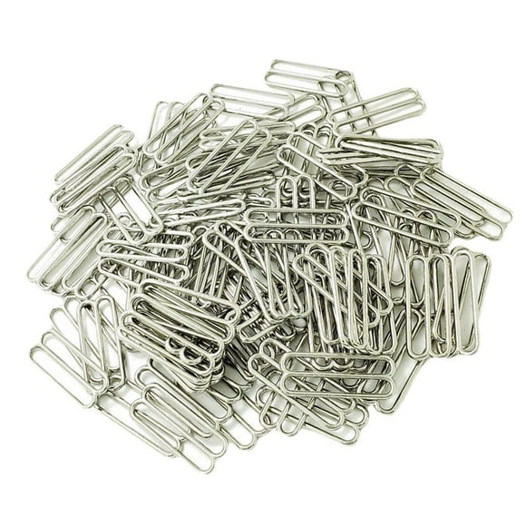 100pcs 25 mm Bikini con cierre Bikini con cierre Lencería de ajustable Anillos Hebillas para es, lencería y trajes d