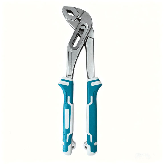 8 Inch Adjustable Water Pump Pliers, CR-V Steel Groove Joint Pliers with Non-Slip Ergonomic Handle, Multi-Purpose Pipe Wrench Pliers for Plumbing, Automotive & Home Repair