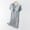 Gray, variant on Blue Women Maternity Nursing Sleep Dress 3 in 1 Delivery/Labor /hospitals Gown Short Sleeve Breastfeeding Sleepwear Dress