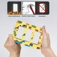 thumbnail image 4 of Cartoon Cool Dinosaur Switch Cover Decorative Wall Plate 3-Gang Screwless Standard Size, 4 of 5