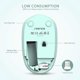 thumbnail image 3 of Wireless Mouse, 2.4G Noiseless Mouse with USB Receiver - Portable Computer Mice for PC, Tablet, Laptop with Windows System - Mint Green, 3 of 4