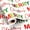 Christmas Alphabet - White, variant on HOMERAL Christmas Wrapping Paper, Holographic Red Snowflake Design Gift Wrapping Paper Suitable for Christmas, Mini Roll (17 Inch X 32.8 Feet)
