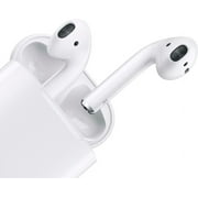 Restored Apple AirPods 2 White with Wireless Charging Case In Ear Headphones MRXJ2AM/A