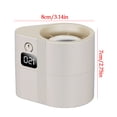 thumbnail image 3 of Ventilador de muñeca USB portátil con pantalla digital, velocidad de viento ajustable, batería recargable, clip y pulsera para actividades al aire libre y viajes., 3 of 8