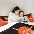 thumbnail image 5 of jejeloiu Philadelphia Bedding Comforter Set,Ball Game Lover Twin Comforter Sets,Ice Hockey City Bedding Set For Children,Super Cozy Room Decor Reversible,2pcs, 5 of 8