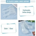thumbnail image 4 of PP Plastic Sandal Shoes Support Retail Shop Shoe Display Stand Forms Inserts Foot Shape Clear 221x83x88mm, 4 of 6