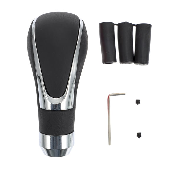 FRCOLOR Leather Gear Shifts Head Leather Gear Shifts Knob Leather Gear Shifts Handle