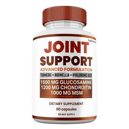 Joint Support Capsules, Joint Support Supplement All-Natural Pills Maximum Strength, 30 Day Supply per Bottle (1 Pack)