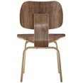 thumbnail image 3 of Modway Fathom Dining Chair in Walnut, Set of 6, 3 of 4