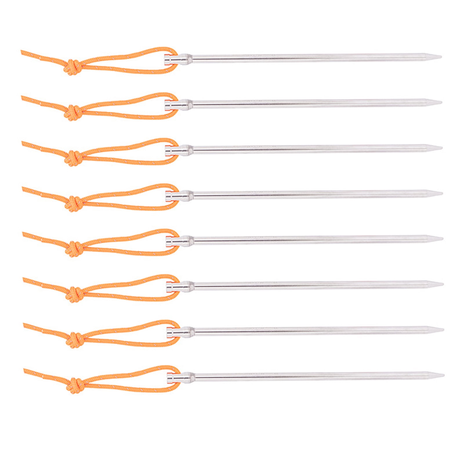 UNTERING Long Camping Tent Stake Alloy Canopy Stakes Spikes Heavy Duty Tent Peg Wind-proof Lengthened Tent Ground Peg